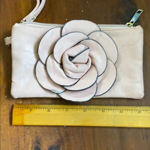 Pale pink Wristlet